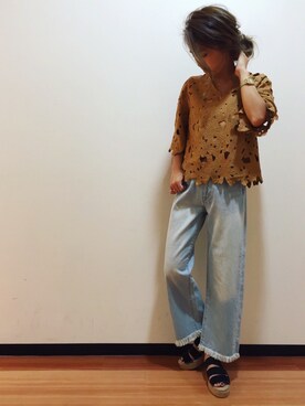 UNRELISH広島パルコ店さん（レディース・157cm）の夏コーディネート