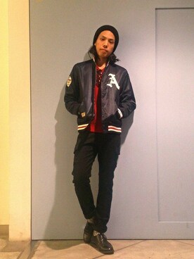 RIKUさん（メンズ・177cm）の冬コーディネート