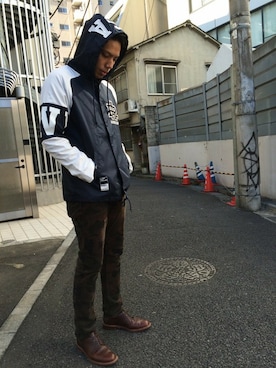 RIKUさん（メンズ・177cm）の冬コーディネート