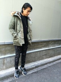 avirex/アヴィレックス/メンズ/N-3B BLACK KNIGHTS/ N-3B ブラック