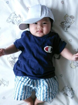 saku*さん(キッズ・60cm)の夏コーディネート