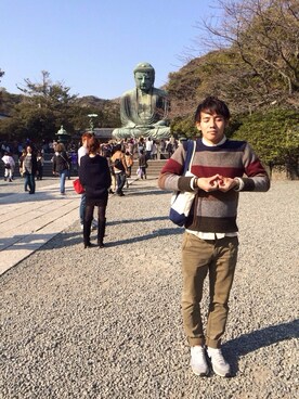 綾部さん(メンズ・170cm)の春コーディネート