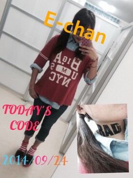 えーちゃんさんのコーディネート