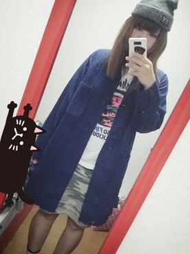 「179/WG NICOLE CLUB（イチナナキュウ/ダブルジー）のアイテム（その他アウター）」を使った、もるさん（レディース・161cm）の秋コーディネート