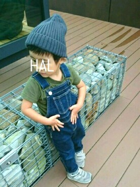 Halさん（キッズ・90cm）の秋コーディネート