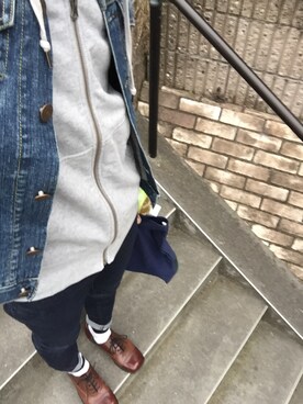 「buddy（バディ）のアイテム」を使った、maroさん（メンズ・170cm）の冬コーディネート