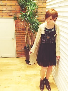 「ARROW（アロー）のアイテム（その他アウター）」を使った、Azumi Yoshimuraさん（レディース・148cm）の秋コーディネート