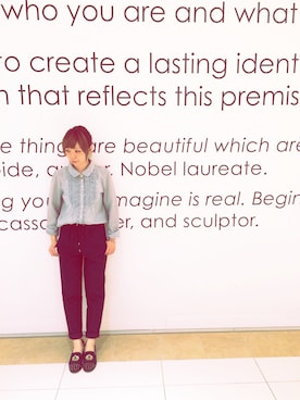 「a.v.v（アーヴェヴェ）のアイテム」を使った、Azumi Yoshimuraさん（レディース・148cm）の春コーディネート