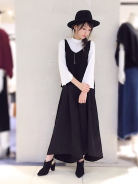 OSMOSISルミネ立川さん（レディース・161cm）の秋コーディネート