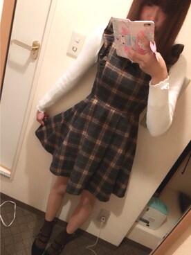 ののめろ✌︎さん（レディース・169cm）の冬コーディネート