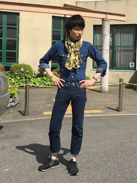 「LuncH（ランチ）のアイテム（その他）」を使った、おかちゃん☆さん（メンズ・176cm）の春コーディネート