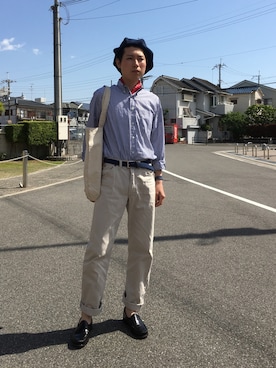 「LuncH（ランチ）のアイテム（その他）」を使った、おかちゃん☆さん（メンズ・176cm）の春コーディネート