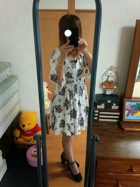 「RD（ルージュ ディアマン）のアイテム（ワンピース/ドレス）」を使った、未来さん（レディース・147cm）の秋コーディネート