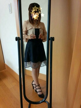 「MINIMUM（ミニマム）のアイテム（トップス）」を使った、未来さん（レディース・147cm）の秋コーディネート