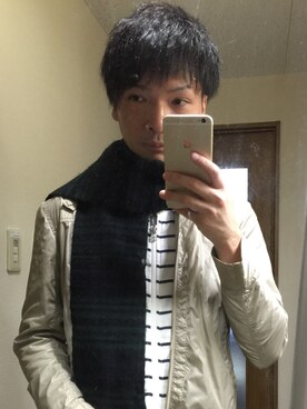 「RAGEBLUE（レイジブルー）のアイテム（ナイロンジャケット）」を使った、こもりんさん（メンズ・175cm）の春コーディネート