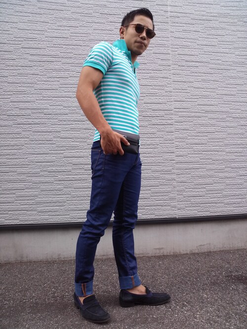 高橋 京介 Lacosteのポロシャツを使ったコーディネート Wear