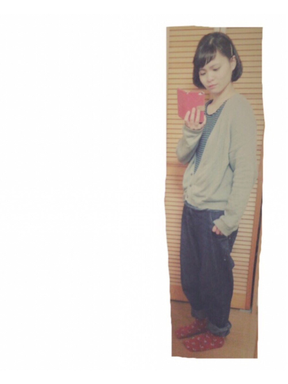 「denim」｜「B.L.U.Eのアイテム（デニムパンツ、ブルー系）」を使った、m a n a ❥❥さん（レディース・153cm）の春コーディネートの1枚目の写真