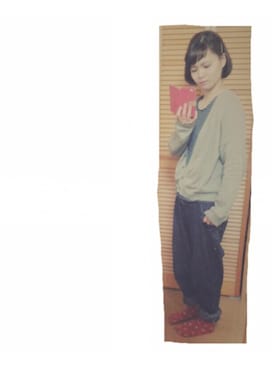 「B.L.U.E（ビーエルユーイー）のアイテム（パンツ）」を使った、m a n a ❥❥さん（レディース・153cm）の春コーディネート