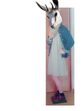 「B.L.U.E（ビーエルユーイー）のアイテム（デニムジャケット）」を使った、m a n a ❥❥さん（レディース・153cm）の春コーディネート