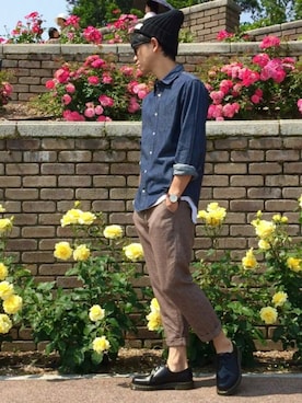 しゅんたろーさん（メンズ・177cm）の春コーディネート