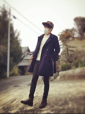 mine fujiさん（メンズ・172cm）の冬コーディネート