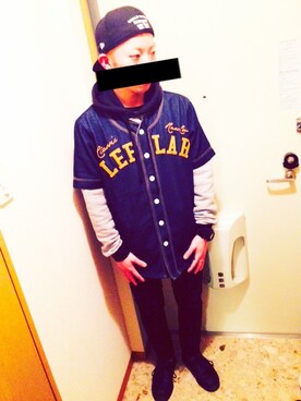 「SWAGGER（スワッガー）のアイテム（パーカー）」を使った、takuyaさん（メンズ・170cm）の冬コーディネート