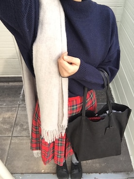 まるさん（レディース・153cm）の秋コーディネート