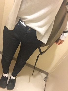 まるさん（レディース・153cm）の冬コーディネート