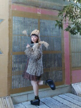 「あちゃちゅむ」｜「アイテム（その他）」を使った、おひトリ様さん（レディース・156cm）の秋コーディネート