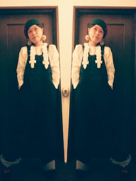 「おさげ」｜「アイテム（その他）」を使った、おひトリ様さん（レディース・156cm）の秋コーディネート