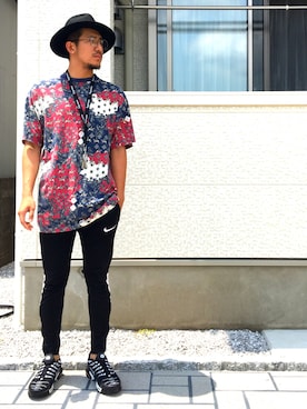 「air max plus」｜りゅういち先生さん（メンズ・178cm）の夏コーディネート