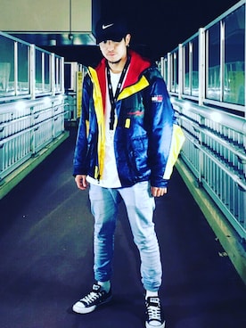 りゅういち先生さん（メンズ・178cm）の冬コーディネート