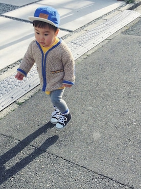 「お散歩」｜「アイテム（その他）」を使った、haru.さん（キッズ・80cm）の春コーディネート