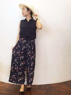 nano・universe 渋谷神南 Womensさん（レディース・160cm）の夏コーディネート