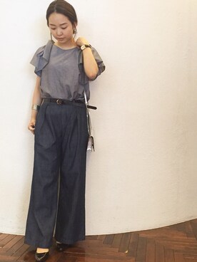 nano・universe 渋谷神南 Womensさん（レディース・160cm）の夏コーディネート