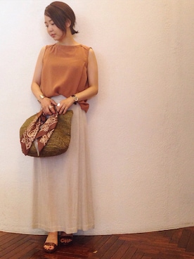 nano・universe 渋谷神南 Womensさん（レディース・160cm）の夏コーディネート