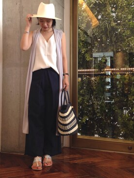 nano・universe 渋谷神南 Womensさん（レディース・160cm）の夏コーディネート