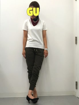 ☺︎︎GU桐生店☺︎︎さんのコーディネート