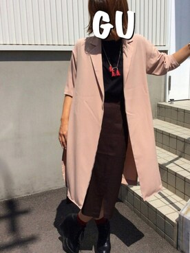 ☺︎︎GU桐生店☺︎︎さんのコーディネート