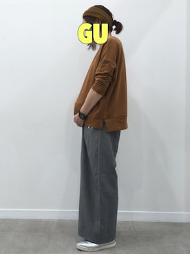 ☺︎︎GU桐生店☺︎︎さんのコーディネート