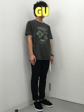 ☺︎︎GU桐生店☺︎︎さんのコーディネート