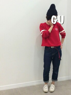 ☺︎︎GU桐生店☺︎︎さんのコーディネート