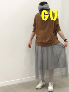 ☺︎︎GU桐生店☺︎︎さんのコーディネート