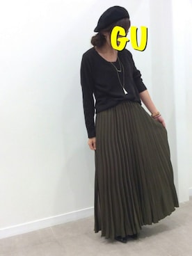 ☺︎︎GU桐生店☺︎︎さんのコーディネート