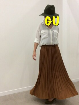 ☺︎︎GU桐生店☺︎︎さんのコーディネート