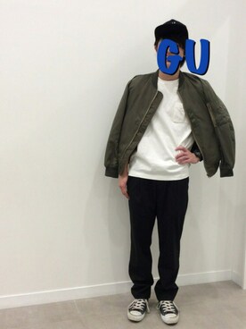 ☺︎︎GU桐生店☺︎︎さんのコーディネート