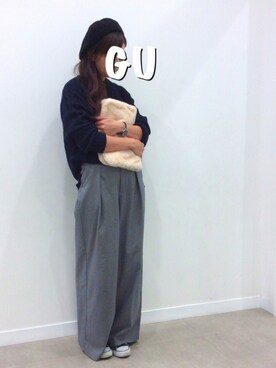 ☺︎︎GU桐生店☺︎︎さんのコーディネート