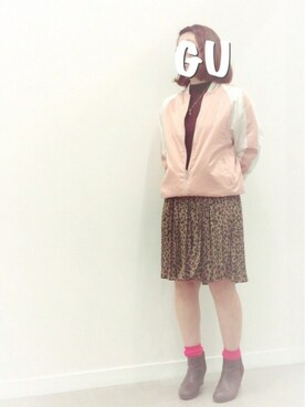 ☺︎︎GU桐生店☺︎︎さんのコーディネート