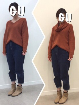 ☺︎︎GU桐生店☺︎︎さんのコーディネート