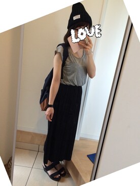 「ANAP（アナップ）のアイテム（つなぎ/オールインワン）」を使った、caaa☺︎さん（レディース・155cm）の秋コーディネート